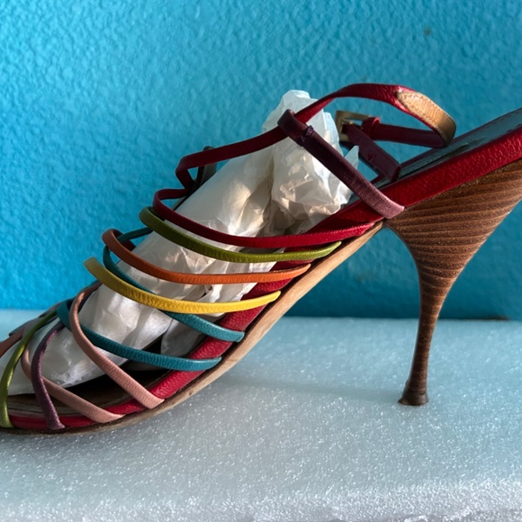 Vintage Prada Multi Strap Sandals - Picture 2 of 7